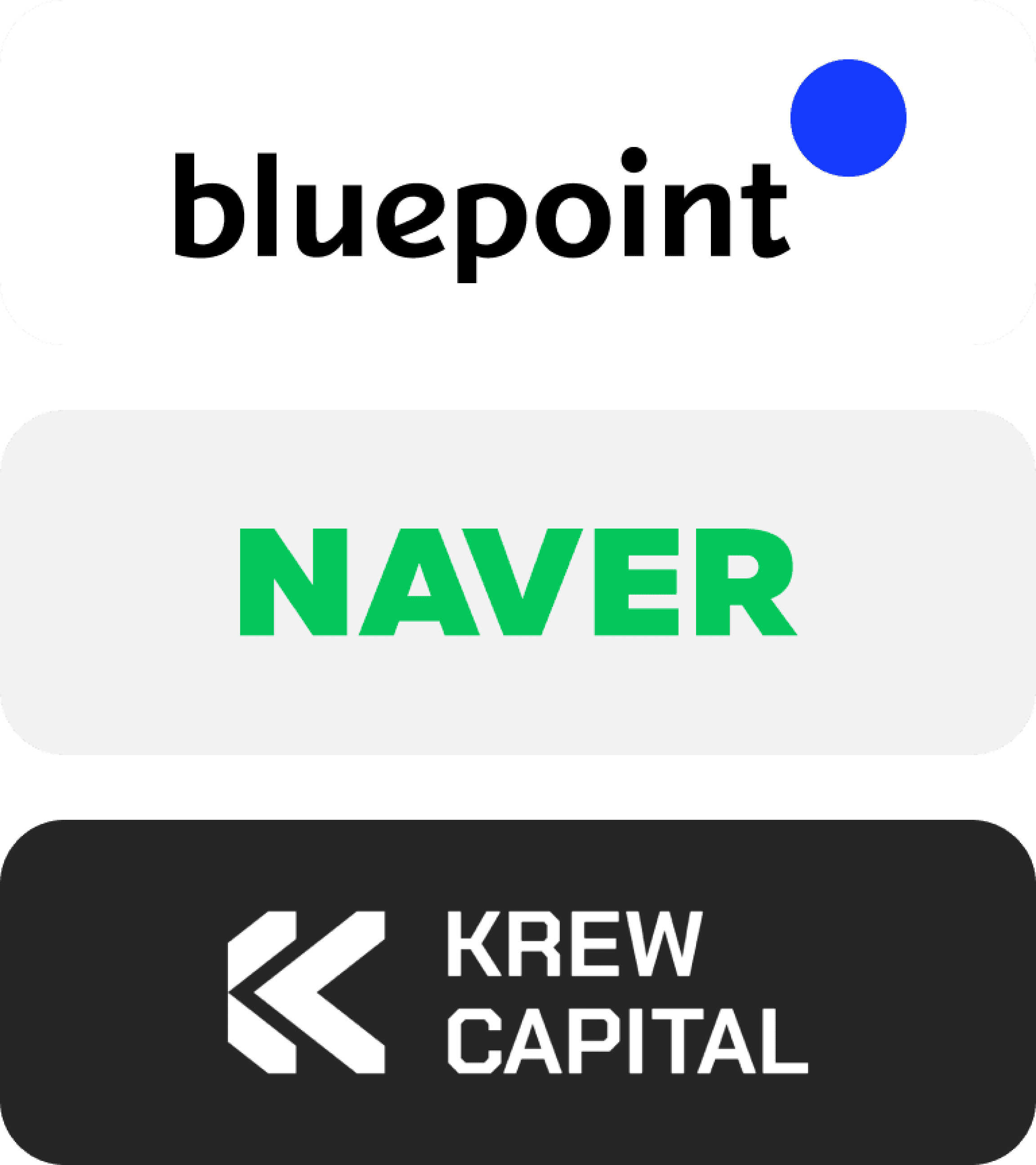 Seed investment from Bluepoint Partners, NAVER D2SF, and Krew Capital, November 2023