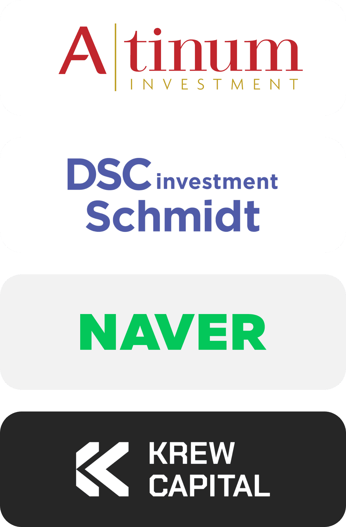 Investment from Atinum Investment, DSC Investment & Schmidt, NAVER D2SF, and Krew Capital, March 2025