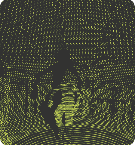 3D spatial point cloud data